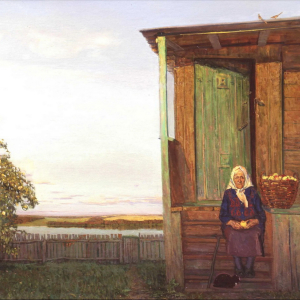 Э.Т. Петрова. «Светлый вечер». 2005. Холст, масло. Собственность автора.