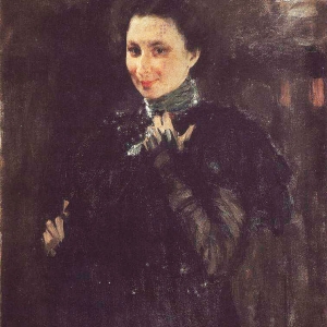 В.А.Серов (1865-1911). Портрет М.К.Олив. 1895