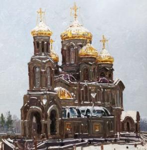 Выставка произведений Василия Кураксы в парке «Патриот»