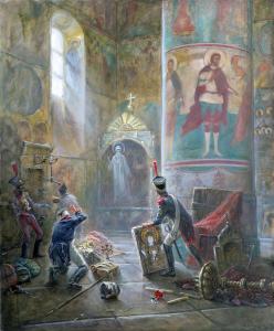Члены РАХ – участники выставки  «Вера, Отечество, Честь» в  Музее Героев Советского Союза и России
