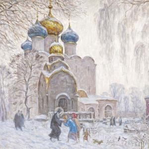 Выставка живописи почетного члена РАХ Александра Егорова «С молитвой о России» в Москве