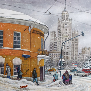 Фотовыставка «Нарисованная Москва» Алёны Дергилёвой в Парке Яуза