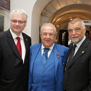 Галерею искусств  Зураба Церетели посетили президент Республики Хорватия Иво Йосипович и экс-президент Республики Хорватия Стипо Месич