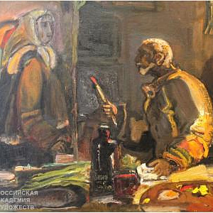 Выставка произведений Дмитрия Займидиса в Библиотеке РАХ.