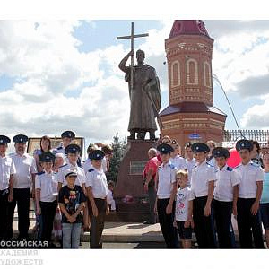 В Оренбургской области открыли памятник князю Владимиру работы С.Исакова.