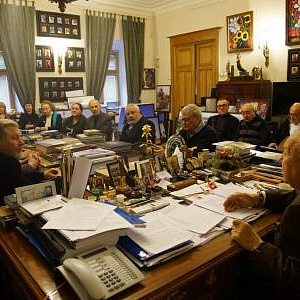Заседания бюро отделений Российской академии художеств.