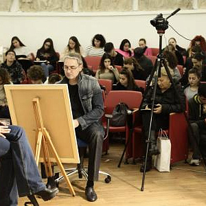 Мастер-класс Андрея Есионова в Академии изящных искусств в Риме