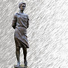 Открытие  в Рузе памятника Зое Космодемьянской работы З.К.Церетели