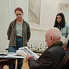 Заседание Творческой мастерской театрально-декорационного искусства РАХ под руководством Б.А.Мессерера