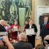 Вручение премии им. А.Пластова академику РАХ В.И.Иванову