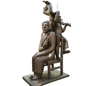 Открытие  в Италии  скульптурной композиции «Клоуны» работы З.К.Церетели