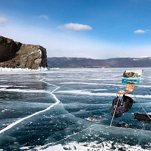 Стажеры и выпускники Творческих мастерских РАХ в Красноярске принимают участие в пленэре «Ледяной Байкал 2021»