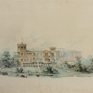 Архитектурная графика Гаральда Боссе(1812 - 1894). К 200-летию со дня рождения