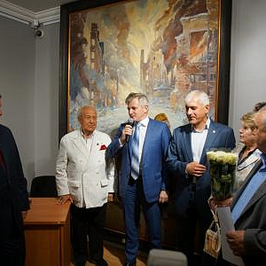 Открытие филиала картинной галереи Василия Нестеренко в Москве.