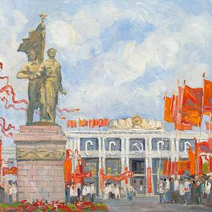 Почетный член РАХ Алена Васильева - участник выставки «Дружба на век» в Пекине