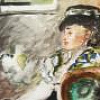 "Муза Художника". Артур Фонвизин, Алла Белякова. Акварель