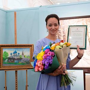 Академик РАХ В. С. Бубела-Маслова передала свою картину в дар Калининградскому музею 