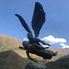 Выставка произведений В.Б.Соскиева в высокогорном селе Ногкау в Северной Осетии