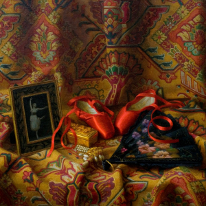 Р.С. Хабиров. Красные пуанты. 2003. Холст, масло, 80х90. Частная коллекция