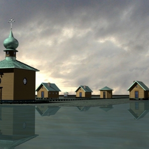 Е. Устинович. Проект храма преподобных Антония и Феодосия в деревне Одрынки