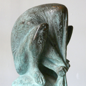 Е.С.Верещагин (1952-2024). Напуганный. Бронза...г. Фото автора, собственность семьи автора