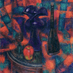 В.В.Загонек. Красное яблоко. 2003. Холст, масло, 86х60. Музейно-выставочный комплекс «Манеж», Санкт-Петербург