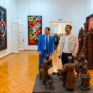 Визит Министра культуры Катара в Российскую академию художеств. Фото: Серги Шагулашвили для РАХ.
