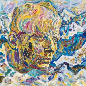 В.Г. Анзельм. Из серии «Гигантомахия». 2018, холст, акрил. Courtesy Крокин галерея