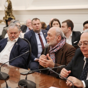 Презентация нового батального полотна Е.Н.Максимова в Российской академии художеств