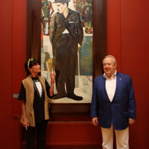 Джеральдина Чаплин посетила Галерею искусств Зураба Церетели
