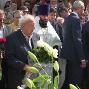 03.09.2019. Москва. Президент РАХ З.К.Церетели принял участие в памятных мероприятиях к 15-летию трагедии в Беслане.