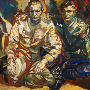 В.Г.Калинин. Памяти отца и брата. 2015  Холст, масло. 170х190. Собственность автора