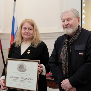 Вручение академических наград  Отделения декоративных искусств РАХ 19 марта 2026 года. Фото: пресс-служба РАХ