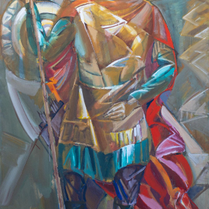 В.Г. Калинин. Святой Георгий. 2025-2026 гг. Холст, масло. Собственность автора