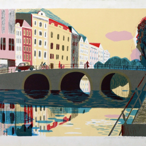 Г.А. Макавеева (1936-2026). Вспоминая Ван-Гога. Амстердам. 1967. Литография, 43,5х53. Из собрания Белгородского художественного музея.