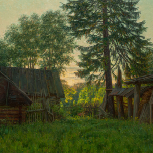 Р.С. Хабиров. Последний луч. 1998. Холст, масло, 80х90. Собственность автора
