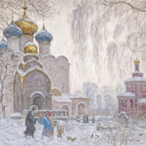 А.б.Егоров. Воскресная радость. Холст,масло, 70х90.