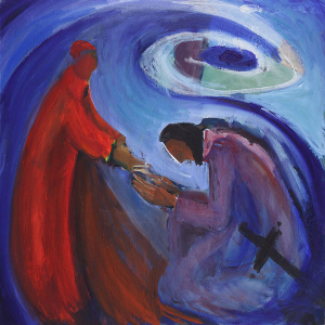 Г.М.Дембовский. Венеция-впечатление. 2013г., холст, масло, 120х120. Собственность автора.