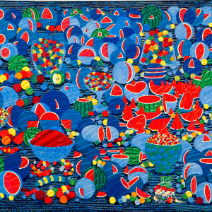 М.И. Кишев. Андалузское изобилие. 2008. Холст, масло. 150х200. Собственность автора