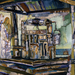В.Г.Калинин. Колодец. 1997-1999, холст, масло. 150х200 Собственность автора