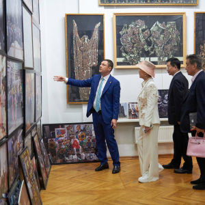 Делегация общественных деятелей КНР посетила Российскую академия художеств. Фото: пресс-служба РАХ