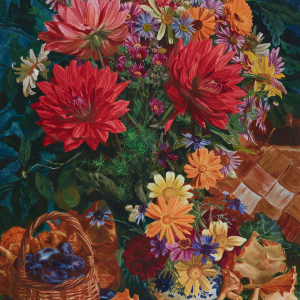 А.П. Волков. Краски бабьего лета. 2014. Бумага, акварель, 105х80. Собственность автора