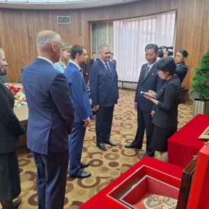 Президент РАХ В.З.Церетели в составе делегации Министерства культуры РФ посетил Пхеньян. Фото: МК РФ
