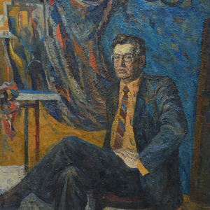 Р.И. Лебедева. Портрет М.М.Курилко, 120х100, 1994. Собственность автора