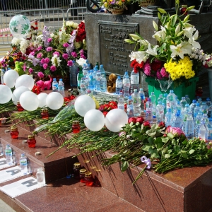 03.09.2019. Москва. Президент РАХ З.К.Церетели принял участие в памятных мероприятиях к 15-летию трагедии в Беслане.