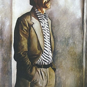 В.А.Вольский. Портрет народного артиста СССР А.Лазарева. 1977.