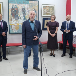 Комплексные мероприятия проекта «Кавказ: притяжение будущего» РАХ и выставка лауреатов V конкурса художников Юга России им. З.К. Церетели в Нальчике. Фото: пресс-служба Национального музея Кабардино-Балкарской республики.
