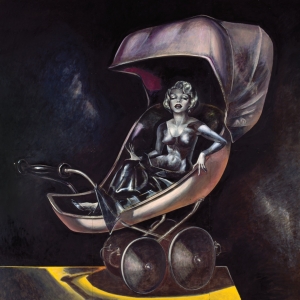 Л.Г. Полищук (1925-2022), С.И. Щербинина (1930-2017). Коляска (Мэрлин Монро). 1889-1995