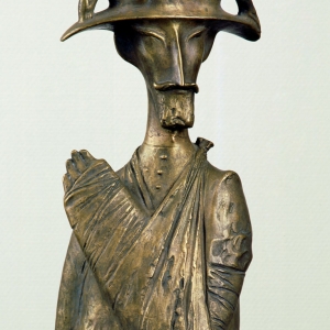 Е.С. Верещагин (1952-2024). Раненый. Бронза, 2018г. Фото: Г. Лопатина. Частное собрание.