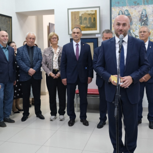 Комплексные мероприятия проекта «Кавказ: притяжение будущего» РАХ и выставка лауреатов V конкурса художников Юга России им. З.К. Церетели в Нальчике. Фото: пресс-служба Национального музея Кабардино-Балкарской республики.